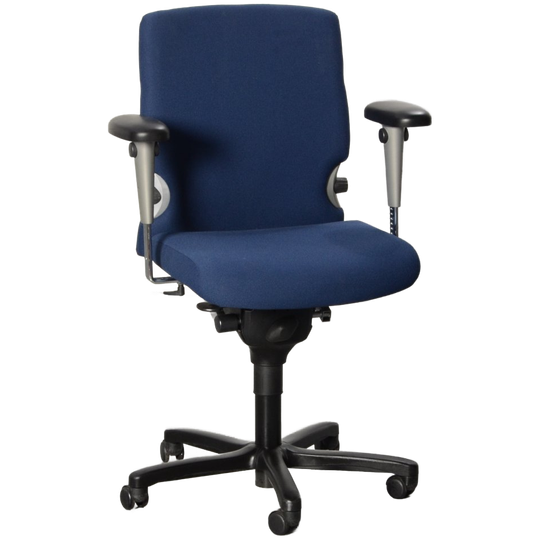 Comforto 77 Bureaustoel , Donkerblauw, 4d Armleggers 1