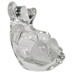 Art Vannes - Kristal - Beertje - Figurine - Beeldje - Frankrijk - 70's thumbnail 1