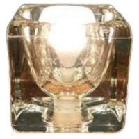 Vintage Peill & Putzler Ice Cube Lamp Tafellamp