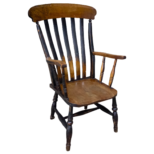 Antieke Engelse Captain Chair