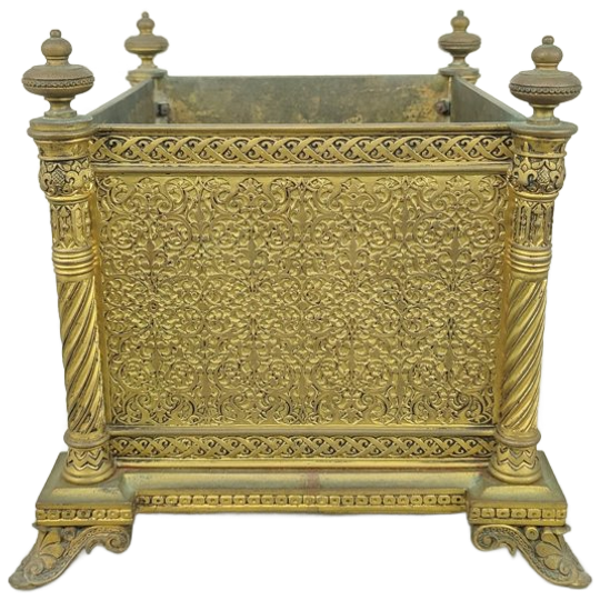 Antieke Bronzen Jardinière 1