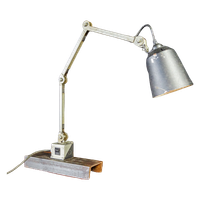 Industriële Ijzeren Tafellamp – Jaren 50