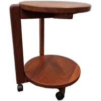 Vintage Barcart Deense Trolley Trolly Bijzettafel Deens