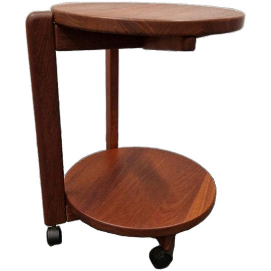 Vintage Barcart Deense Trolley Trolly Bijzettafel Deens 1