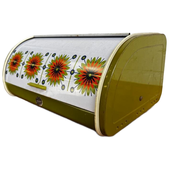 Vintage Seventies Brooddoos / Blikken Opbergdoos 1