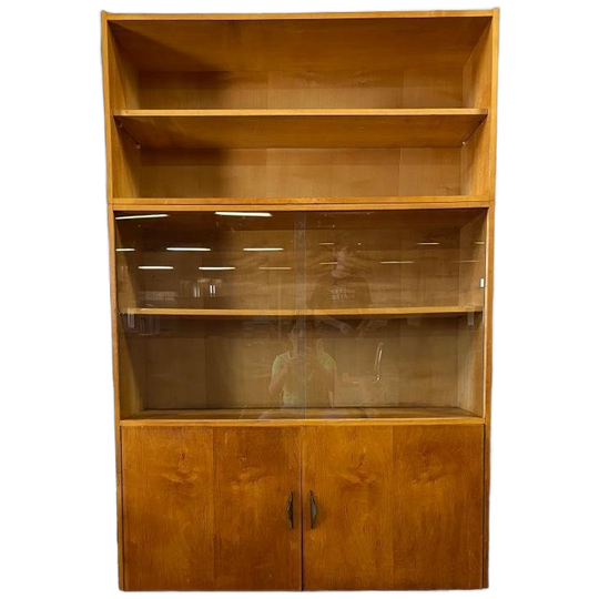 Vintage Kast / Vitrinekast / Boekenkast 1