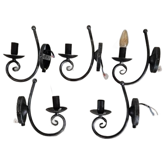 Set Van 5 Vintage Klassieke Wandlampjes 1