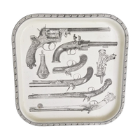 Piero Fornasetti Design Pistol & Gun Dienblad, Italië, 1960S