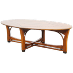 Ovale Schuitema Salontafel Uit De Jugendstil/ Art Nouveau Design Serie Met Mooie Patronen thumbnail 1