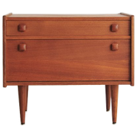 Vintage Dressoir Kast Met Klep