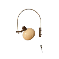 Mid Century Dijkstra Mushroom Space Age Boog Wandlamp