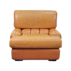 Vintage Fauteuil Leer Cognac '60 Mid Century Lounge Japandi thumbnail 1