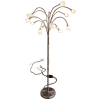 Steinhauer Tarda Vloerlamp - 14 Lampen - Rvs - Design -