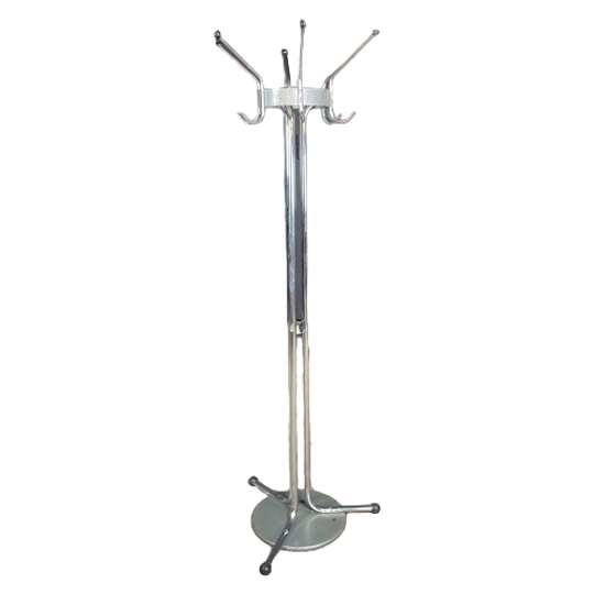 Vintage Tubax Design Kapstok – Chroom & Grijs – Circa 1950 1