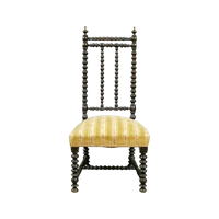 Antique French Bobbin Chair, 19Th Century