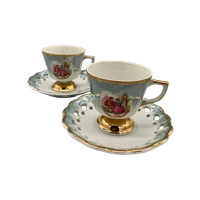 Vintage Barok Kitsch Kop En Schotels 4 Delige Set