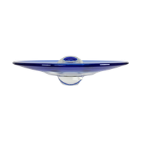 Jaroslav Wasserbauer - Ufo Schaal - Glas - Gesigneerd - Czech Republic - 90S
