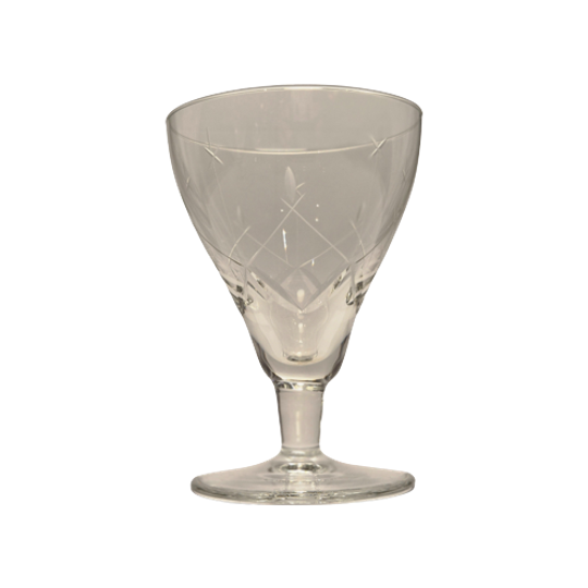 Borrelglaasje Geslepen Kristal 9cm 1