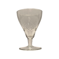 Borrelglaasje Geslepen Kristal 9cm