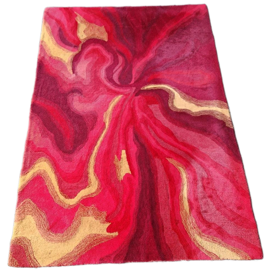 Xxl Vintage Vloerkleed Spaceage Wollen Vloerkleed 1