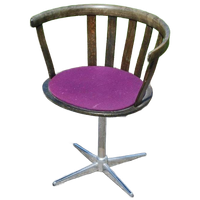 Vintage Design Stoel, Draaistoel Spijlenstoel