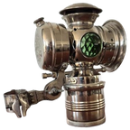 Authentieke Vintage Carbide Fietslamp thumbnail 1