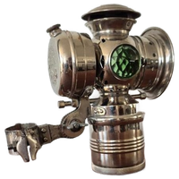 Authentieke Vintage Carbide Fietslamp