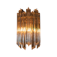 Vintage Wall Lamp From Venini By Novaresi, Italy 1960S