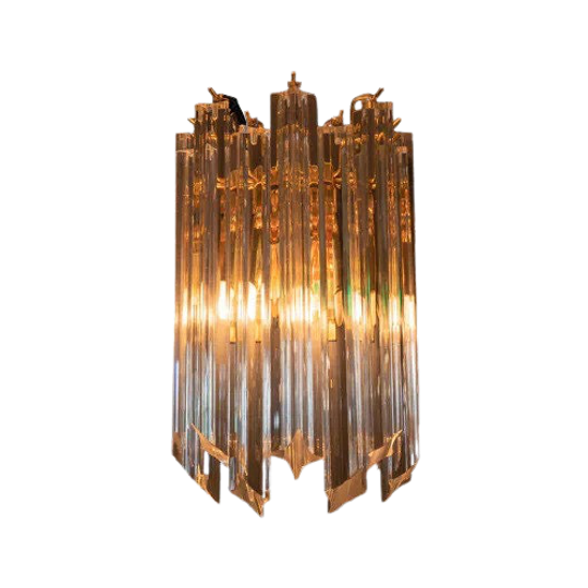 Vintage Wall Lamp From Venini By Novaresi, Italy 1960s 1