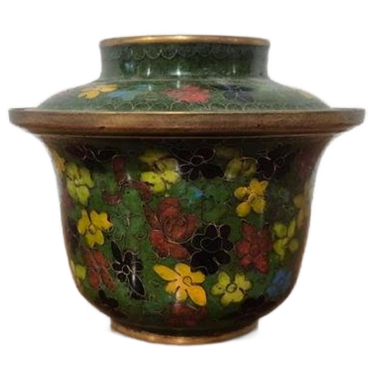 Cloisonne Potje Emaille 1