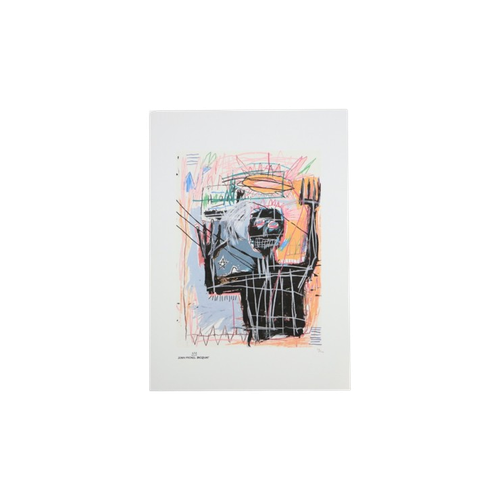 Offset Litho Naar Jean-Michel Basquiat Untitled 97/100 Abstracte Kunstdruk