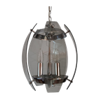 Glass And Chrome Pendant thumbnail 1