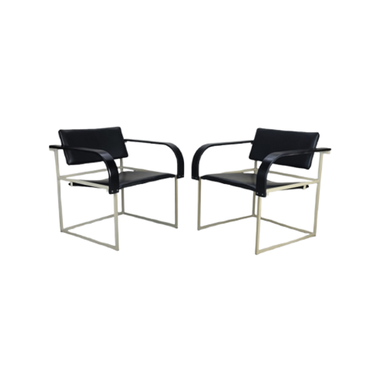Pastoe Fm80 Fauteuils Postmodern 1980s 1
