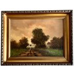 Vintage Olieverfschilderij, H Van Ooien thumbnail 1