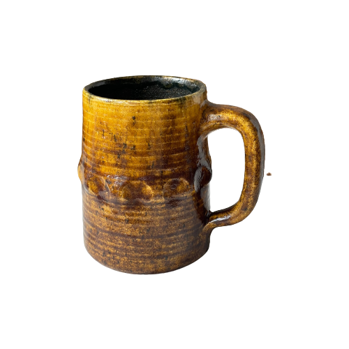 2 X Unieke Vintage Handmade Mug