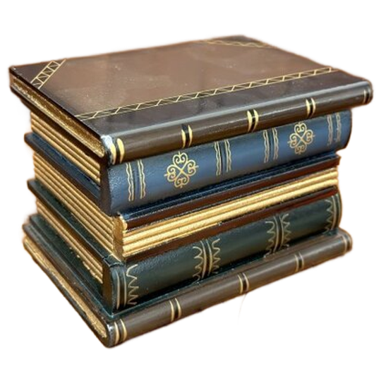 Klassiek Engels Houten Opbergboek 1