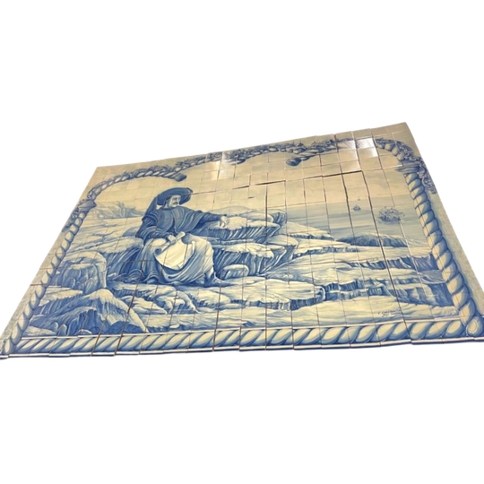 280 Hand Painted Azulejos Tiles / Henry The Navigator By Jorge Gardoso For Ceramica Constancia1996 / Por 1