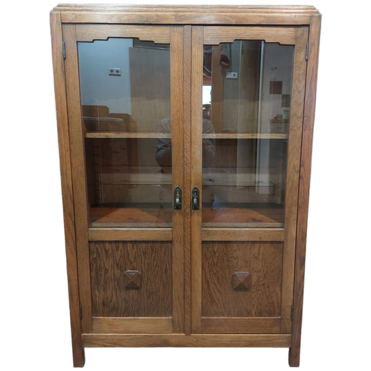 Antieke Art Deco Boekenkast 1