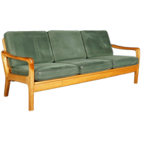 Vintage Deense Zithoek Met Slaapbank – Teakhout – Jaren 60