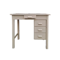 Retro Vintage Bureau, Desk Met Ladeblok, Bureautje