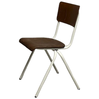 Retro Eettafelstoel Nieuw V Frame Eetkamerstoel Schoolstoel