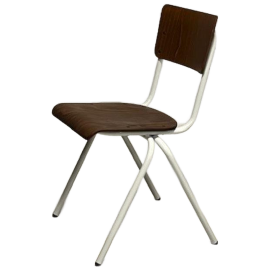 Retro Eettafelstoel Nieuw V Frame Eetkamerstoel Schoolstoel 1