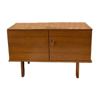 Vintage Kast / Dressoir Blond Strakke Poot 70s
