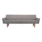Grijze Geherstoffeerde Deense Design Vintage 3zits Sofa Gemaakt Door Cfc Silkeborg 1960s thumbnail 1