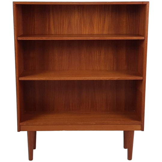 Vintage Boekenkast Deens Teak Fineer 1