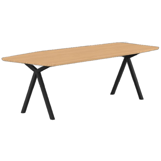 Studio Henk Eettafel Slim X Type Hardwax Olie Naturel, Paper Vorm 1
