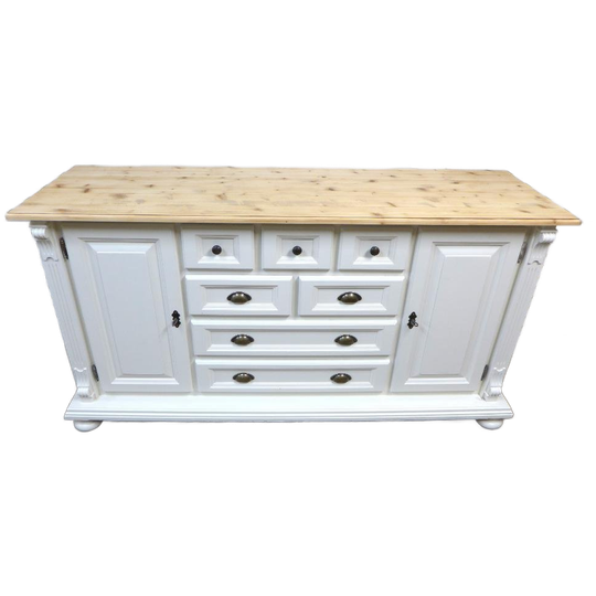 Prachtig Wit Landelijk Dressoir Ladekast 1