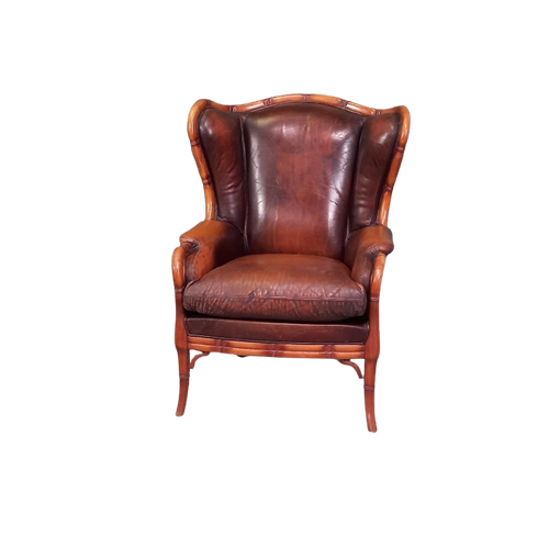 Fauteuil,Faux Bamboo Vintage