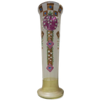 Art Nouveau Glazen Vaas, Belle Epoque Periode thumbnail 1