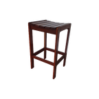 6 X Stool Meranti 70s. Height 71 Cm / Wide 42 Cm / Depth 40 Cm thumbnail 1